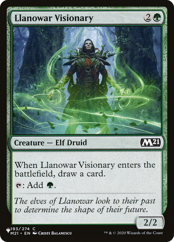 Llanowar Visionary [The List] - The Mythic Store | 24h Order Processing