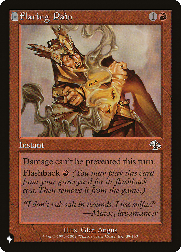 Flaring Pain [The List] - The Mythic Store | 24h Order Processing
