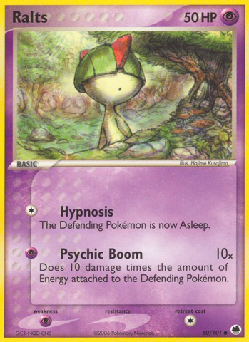 Ralts (60/101) [EX: Dragon Frontiers] - The Mythic Store | 24h Order Processing
