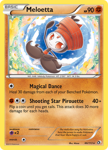 Meloetta (86/113) [Black & White: Legendary Treasures] - The Mythic Store | 24h Order Processing