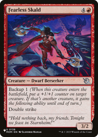 Fearless Skald [The List] - The Mythic Store | 24h Order Processing