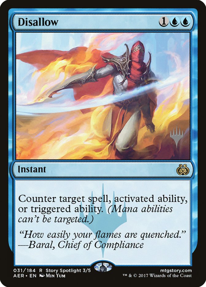 Disallow (Promo Pack) [Aether Revolt Promos] - The Mythic Store | 24h Order Processing
