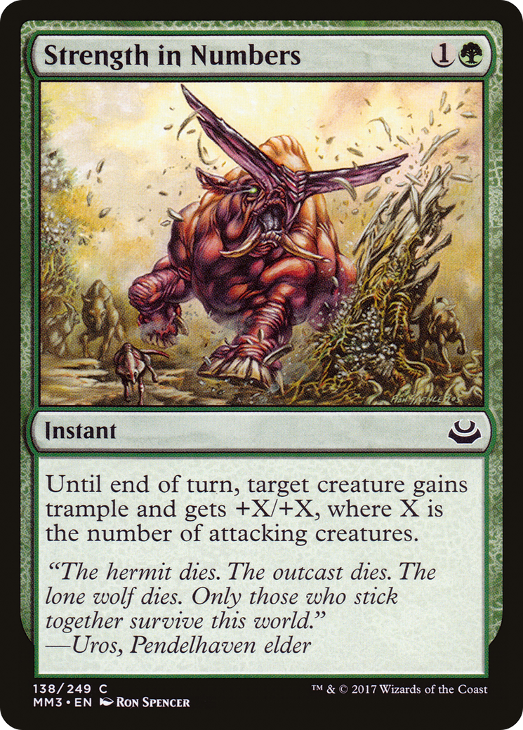 Strength in Numbers [Modern Masters 2017] - The Mythic Store | 24h Order Processing