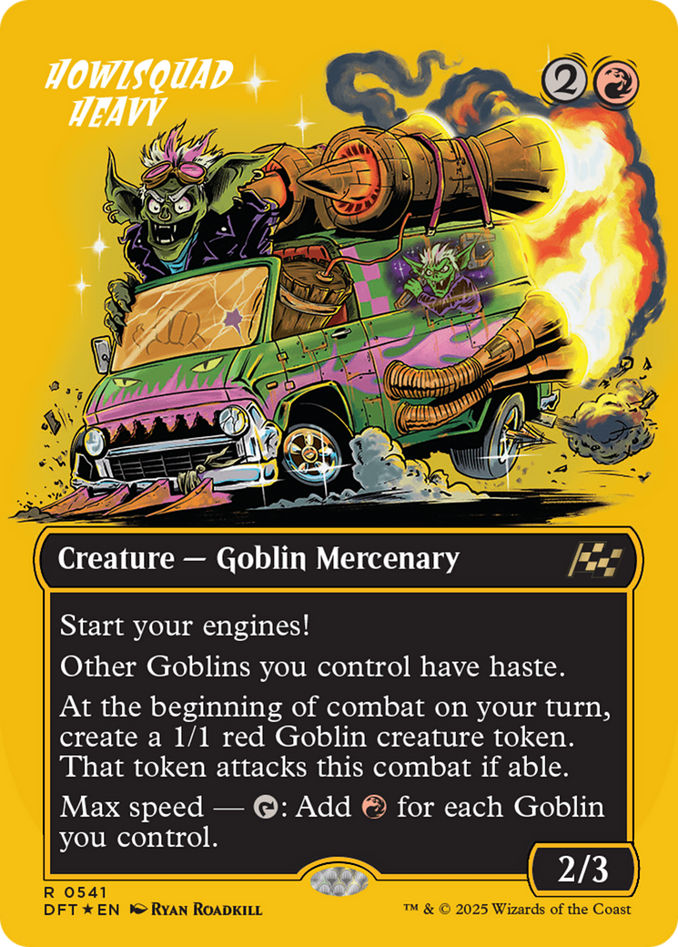 Howlsquad Heavy (Borderless) (First-Place Foil) [Aetherdrift] - The Mythic Store | 24h Order Processing