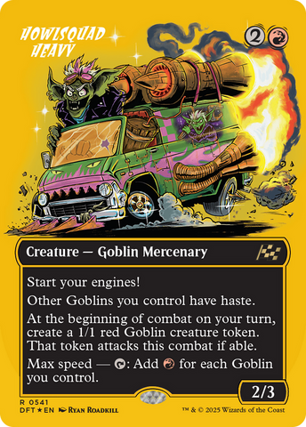 Howlsquad Heavy (Borderless) (First-Place Foil) [Aetherdrift] - The Mythic Store | 24h Order Processing