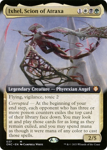 Ixhel, Scion of Atraxa (Extended Art) [Phyrexia: All Will Be One Commander] - The Mythic Store | 24h Order Processing