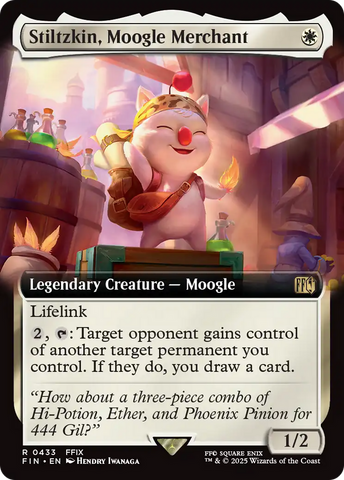 Stiltzkin, Moogle Merchant (Extended Art) [FINAL FANTASY] - The Mythic Store | 24h Order Processing