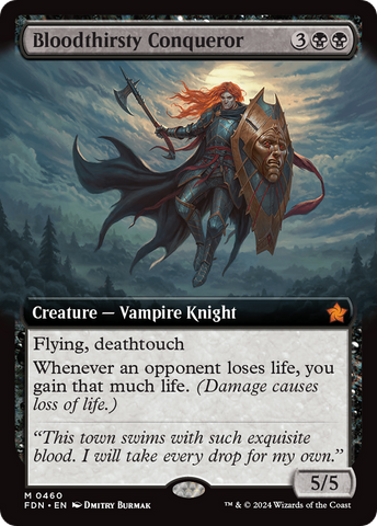 Bloodthirsty Conqueror (Extended Art) [Foundations] - The Mythic Store | 24h Order Processing