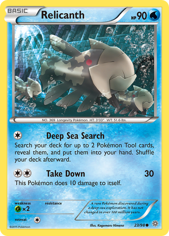 Relicanth (23/98) [XY: Ancient Origins] - The Mythic Store | 24h Order Processing