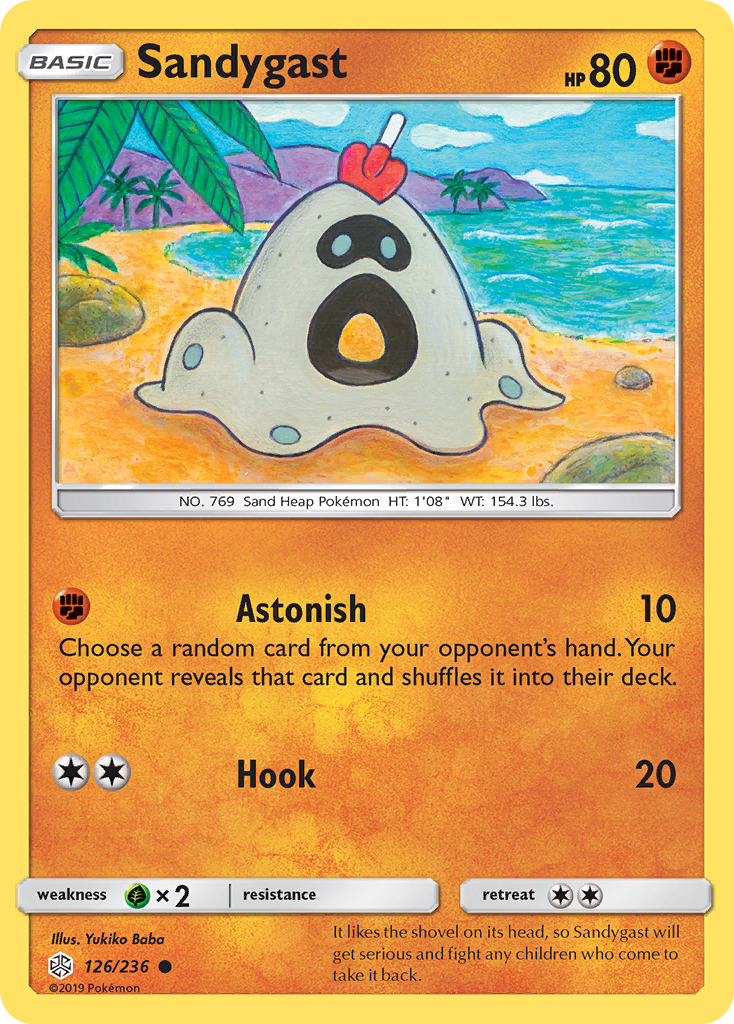 Sandygast (126/236) [Sun & Moon: Cosmic Eclipse] - The Mythic Store | 24h Order Processing
