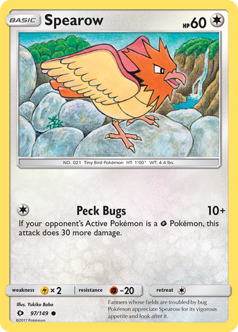Spearow (97/149) [Sun & Moon: Base Set] - The Mythic Store | 24h Order Processing