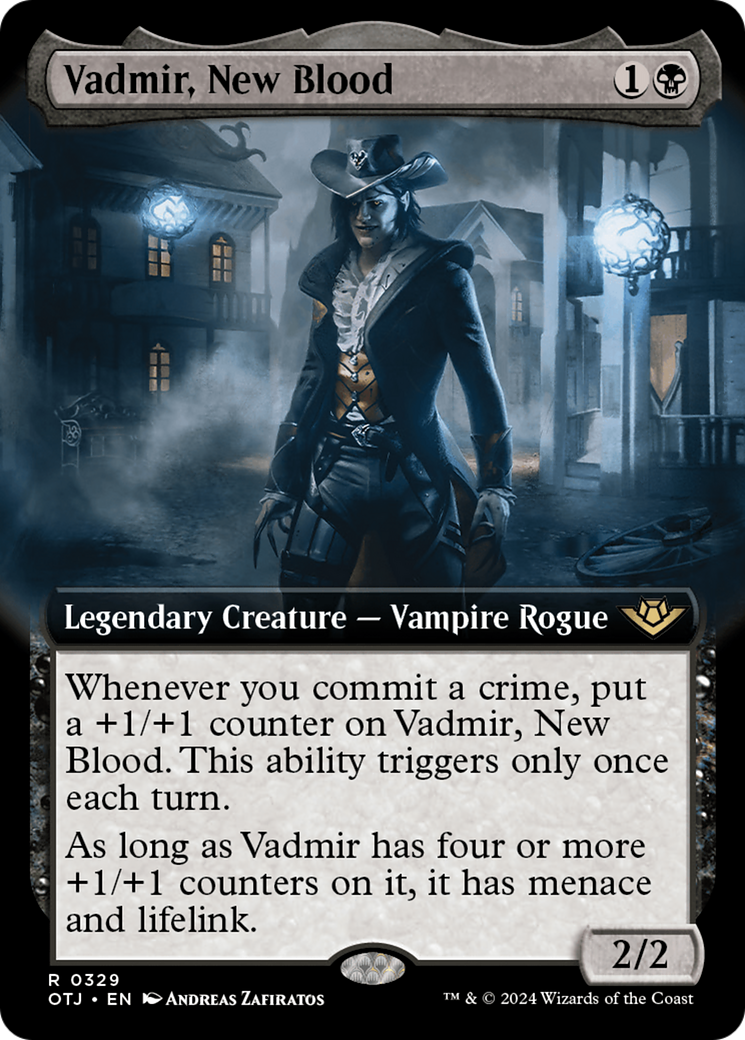 Vadmir, New Blood (Extended Art) [Outlaws of Thunder Junction] - The Mythic Store | 24h Order Processing