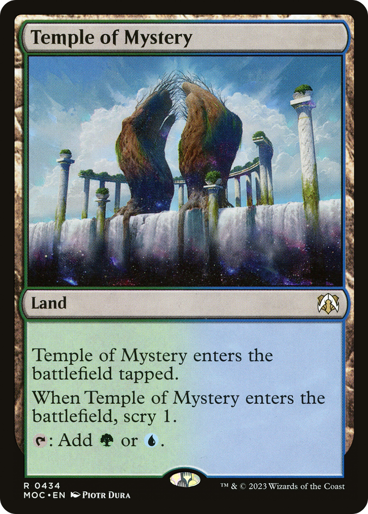 Temple of Mystery [March of the Machine Commander] - The Mythic Store | 24h Order Processing