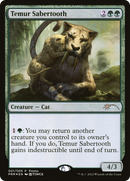 Temur Sabertooth (Chinese) [Year of the Tiger 2022] - The Mythic Store | 24h Order Processing