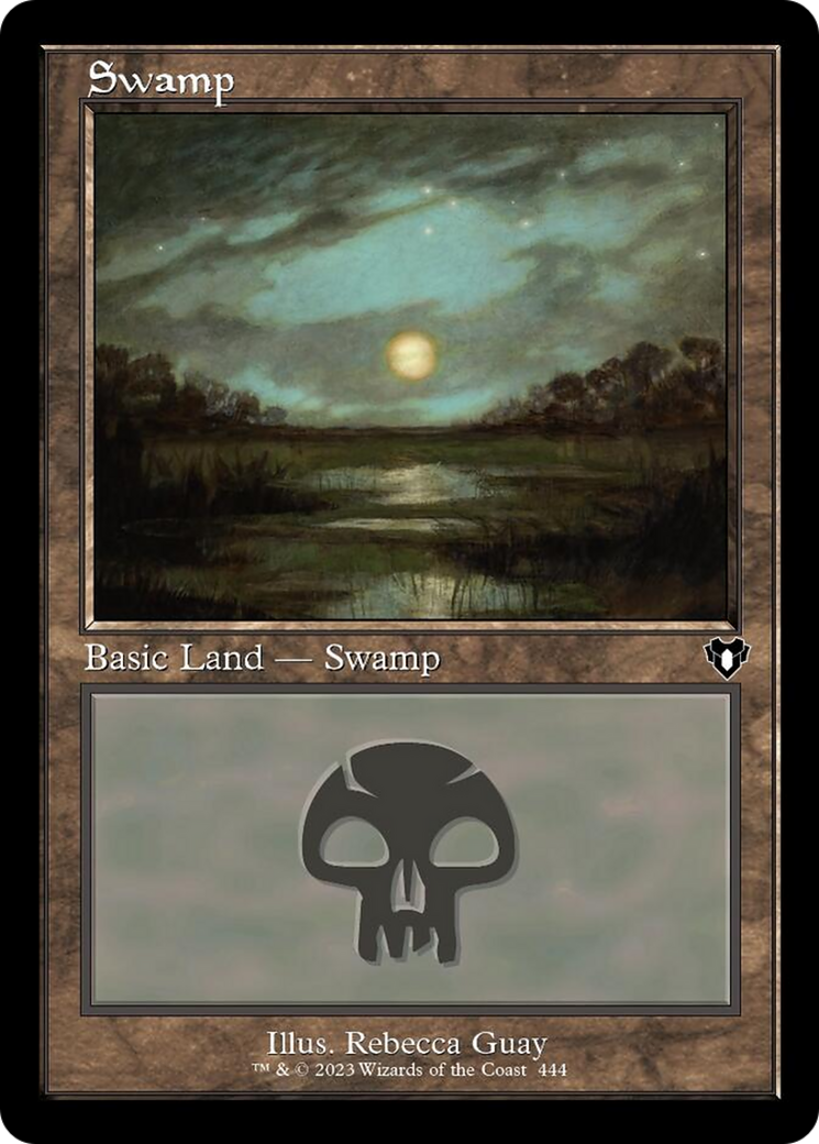 Swamp (444) (Retro) [Commander Masters] - The Mythic Store | 24h Order Processing