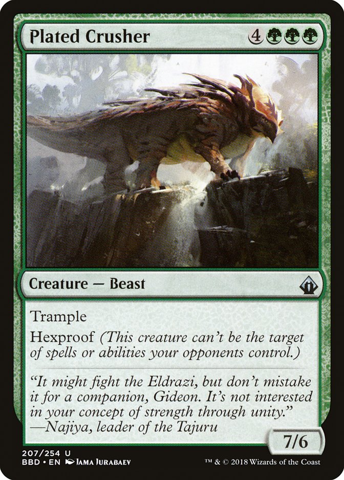 Plated Crusher [Battlebond] - The Mythic Store | 24h Order Processing
