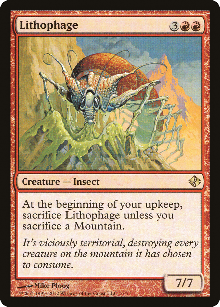 Lithophage [Duel Decks: Venser vs. Koth] - The Mythic Store | 24h Order Processing