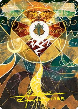 Lightning Bolt Art Card (Gold-Stamped Signature) [Strixhaven: School of Mages Art Series] - The Mythic Store | 24h Order Processing