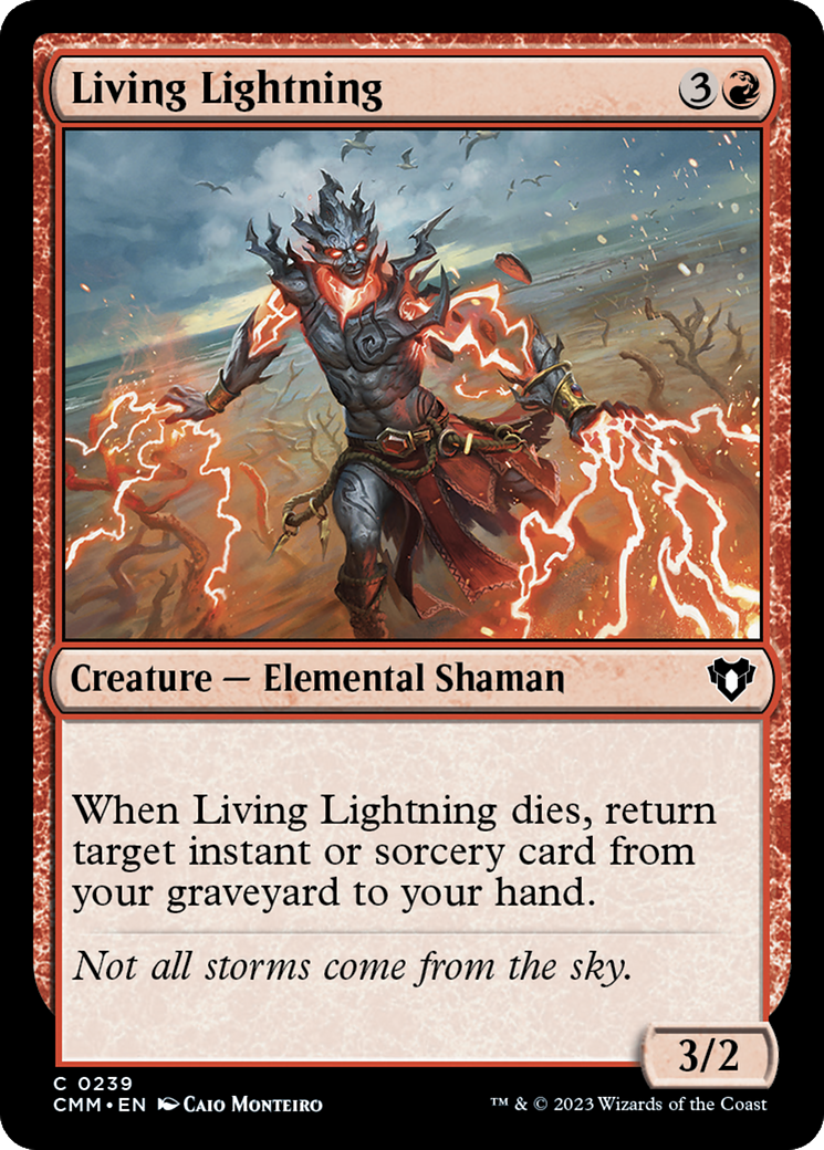 Living Lightning [Commander Masters] - The Mythic Store | 24h Order Processing