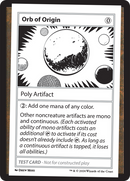 Orb of Origin [Mystery Booster 2 Playtest Cards] - The Mythic Store | 24h Order Processing