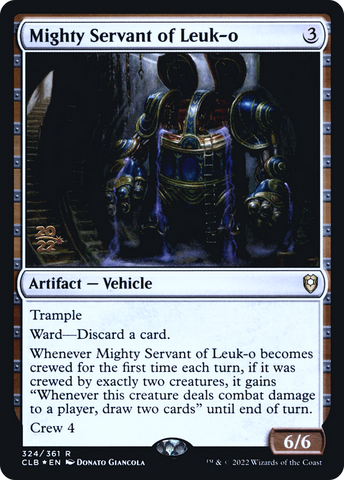 Mighty Servant of Leuk-o [Commander Legends: Battle for Baldur's Gate Prerelease Promos] - The Mythic Store | 24h Order Processing