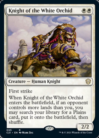 Knight of the White Orchid [Commander 2021] - The Mythic Store | 24h Order Processing