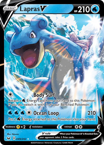 Lapras V (049/202) [Sword & Shield: Base Set] - The Mythic Store | 24h Order Processing