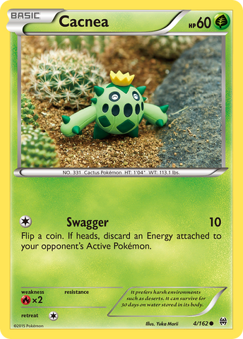 Cacnea (4/162) [XY: BREAKthrough] - The Mythic Store | 24h Order Processing
