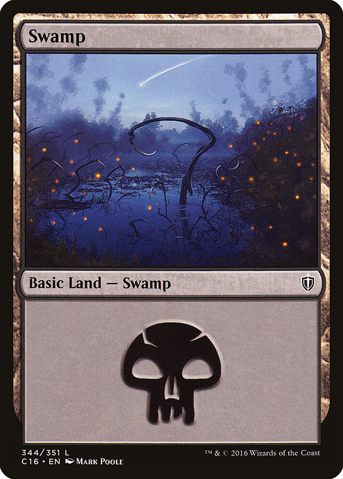 Swamp (344) [Commander 2016] - The Mythic Store | 24h Order Processing