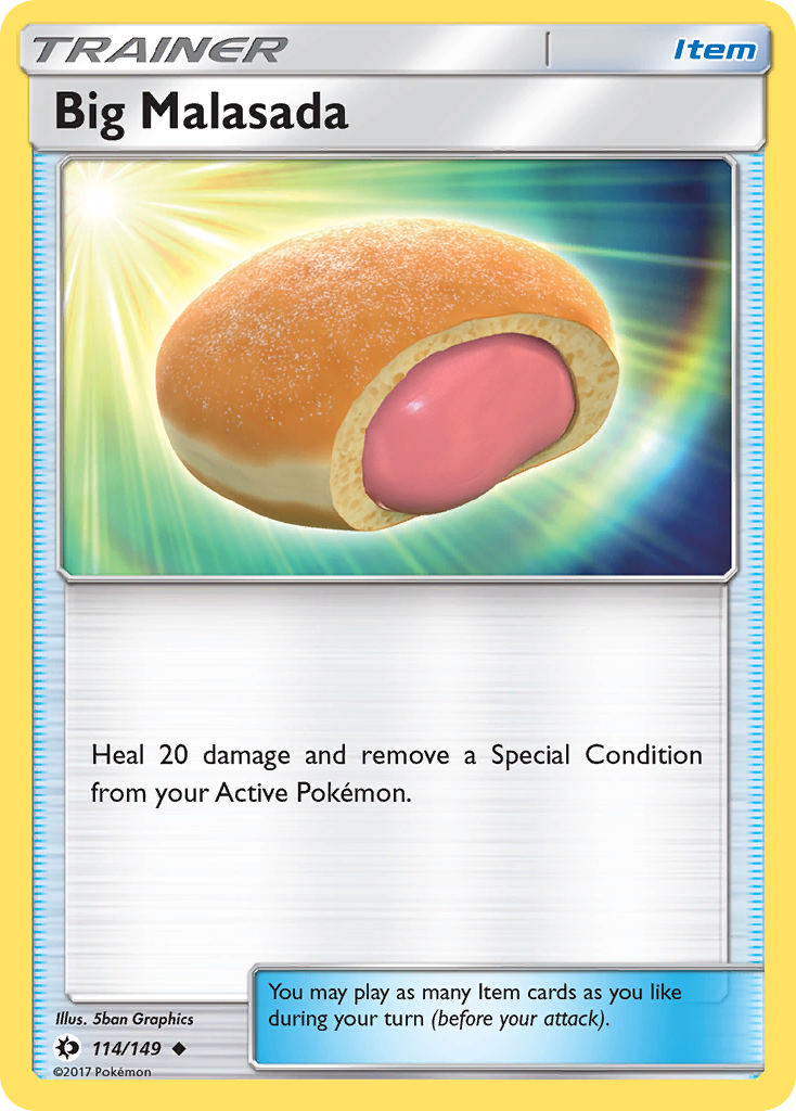 Big Malasada (114/149) [Sun & Moon: Base Set] - The Mythic Store | 24h Order Processing