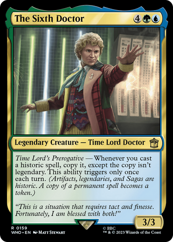 The Sixth Doctor [Doctor Who] - The Mythic Store | 24h Order Processing