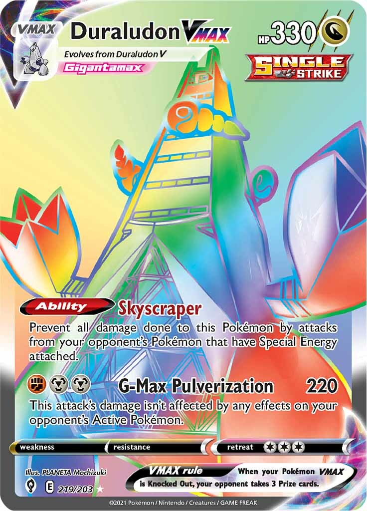 Duraludon VMAX (219/203) [Sword & Shield: Evolving Skies] - The Mythic Store | 24h Order Processing