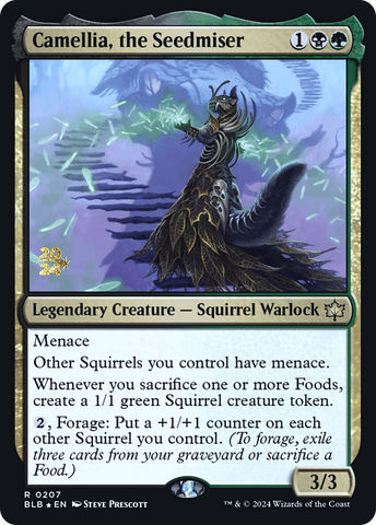 Camellia, the Seedmiser [Bloomburrow Prerelease Promos] - The Mythic Store | 24h Order Processing