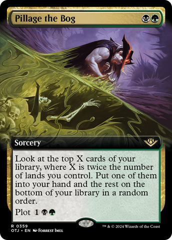 Pillage the Bog (Extended Art) [Outlaws of Thunder Junction] - The Mythic Store | 24h Order Processing