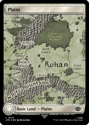 Plains (0713) (Surge Foil) [The Lord of the Rings: Tales of Middle-Earth] - The Mythic Store | 24h Order Processing