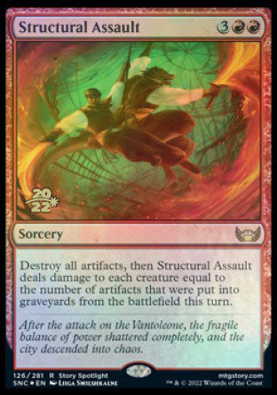 Structural Assault [Streets of New Capenna Prerelease Promos] - The Mythic Store | 24h Order Processing
