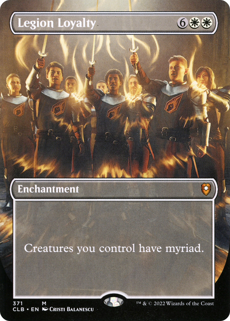 Legion Loyalty (Borderless Alternate Art) [Commander Legends: Battle for Baldur's Gate] - The Mythic Store | 24h Order Processing