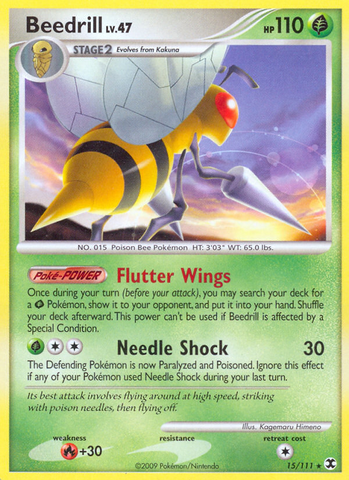 Beedrill (15/111) [Platinum: Rising Rivals] - The Mythic Store | 24h Order Processing