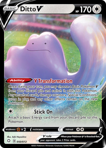Ditto V (050/072) [Sword & Shield: Shining Fates] - The Mythic Store | 24h Order Processing