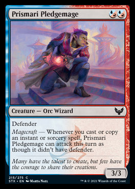 Prismari Pledgemage [Strixhaven: School of Mages] - The Mythic Store | 24h Order Processing