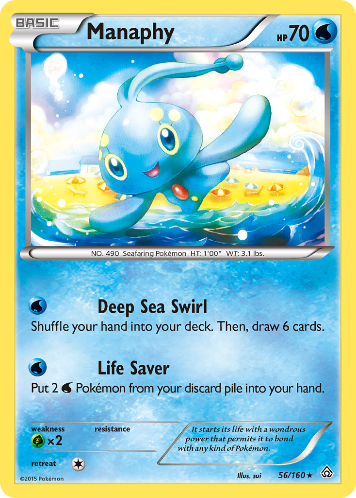 Manaphy (56/160) [XY: Primal Clash] - The Mythic Store | 24h Order Processing