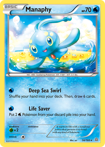 Manaphy (56/160) [XY: Primal Clash] - The Mythic Store | 24h Order Processing