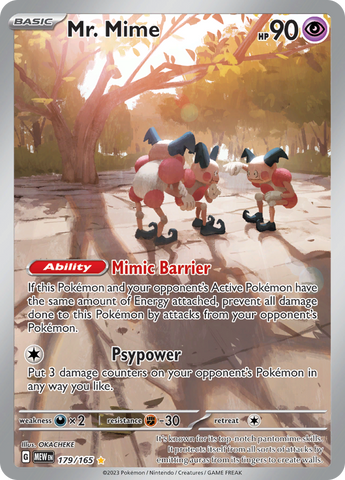 Mr. Mime (179/165) [Scarlet & Violet 151] - The Mythic Store | 24h Order Processing
