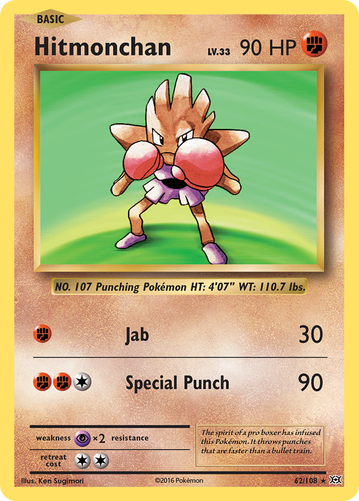 Hitmonchan (62/108) [XY: Evolutions] - The Mythic Store | 24h Order Processing