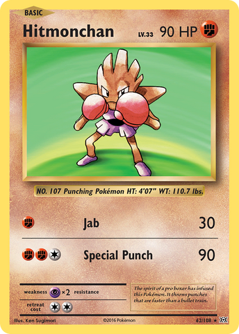 Hitmonchan (62/108) [XY: Evolutions] - The Mythic Store | 24h Order Processing
