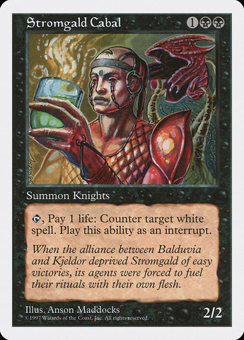 Stromgald Cabal [Fifth Edition] - The Mythic Store | 24h Order Processing