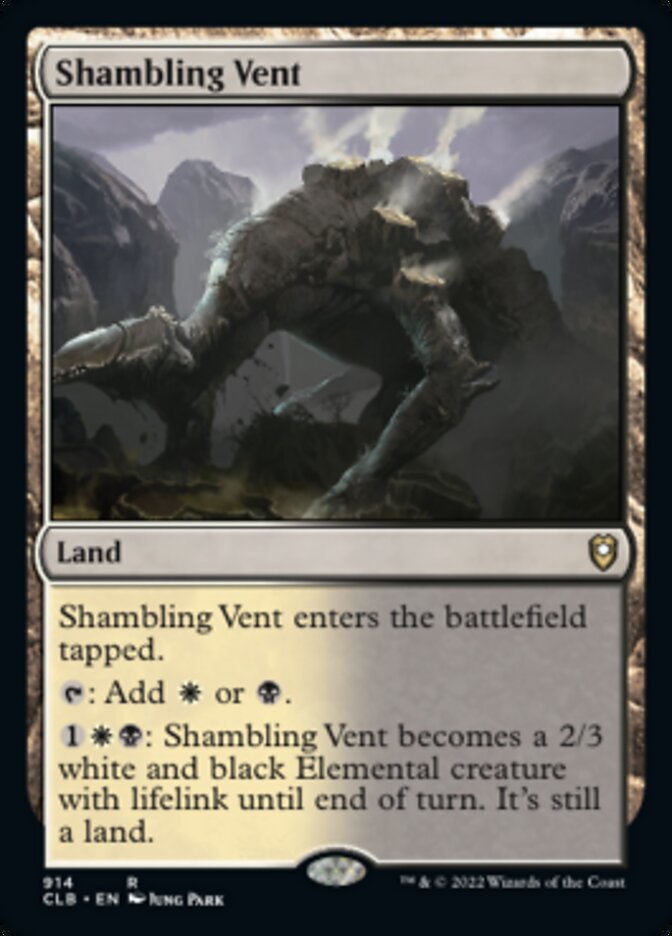Shambling Vent [Commander Legends: Battle for Baldur's Gate] - The Mythic Store | 24h Order Processing