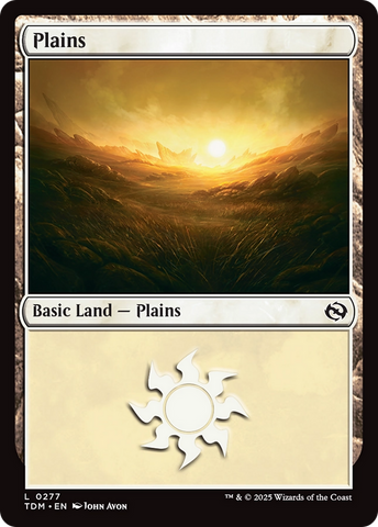 Plains (0277) [Tarkir: Dragonstorm] - The Mythic Store | 24h Order Processing