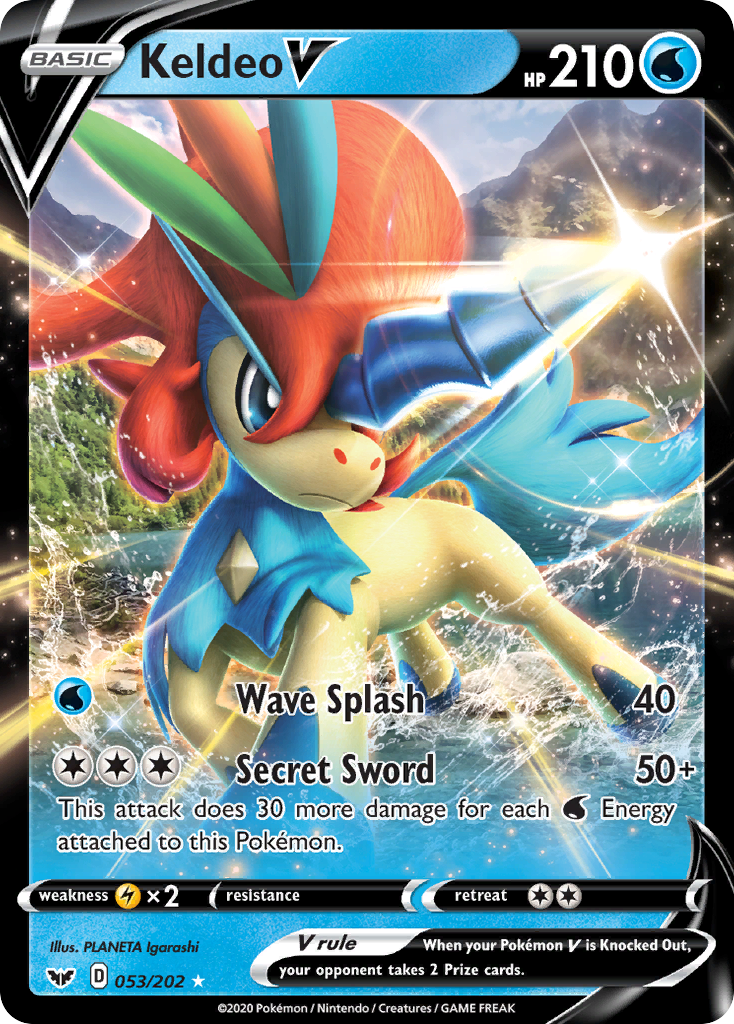 Keldeo V (053/202) [Sword & Shield: Base Set] - The Mythic Store | 24h Order Processing