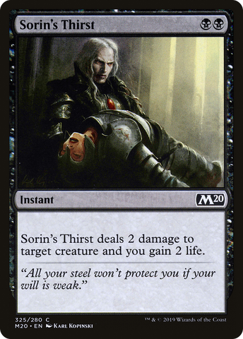 Sorin's Thirst [Core Set 2020] - The Mythic Store | 24h Order Processing